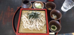 常陸大宮で三色蕎麦！！